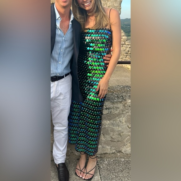 The New Arrivals Ilkyaz Ozel - Phoenix Sequin Maxi Dress - FR 34 / US 2 - Picture 6 of 8